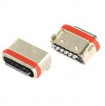 Conector impermeable SMT USB tipo C 6P IPX7
